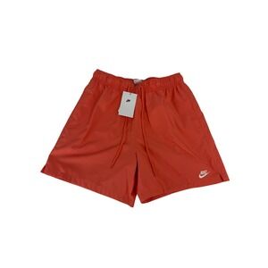 Nike Swim Shorts Mens 2XL Small Orange Standard Fit Above Knee Lined FN3307-814